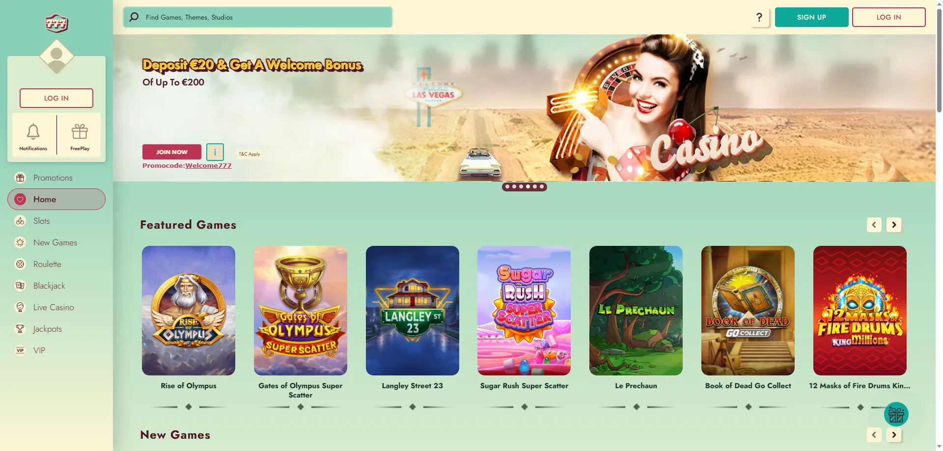 777 Casino online platform overview — real money games and promotions